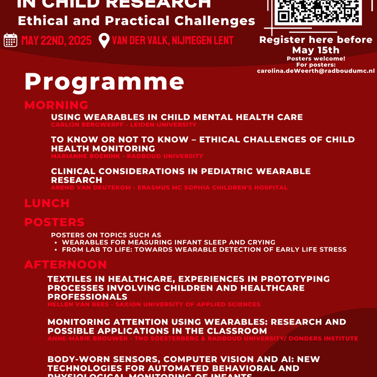 Symposium – Biomarkers and Wearables in Child Research: Ethical and Practical Challenges